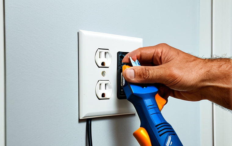 Safe Home Electrical Upgrade**
"A professional electrician installing a new three-prong outlet in a Brazilian home, fully clothed, appropriate attire, safe for work, perfect anatomy, natural proportions, professional setting, tools visible, clean and organized workspace, modest home interior, focusing on safety and precision, showing the importance of qualified electricians, family-friendly, high quality."
**