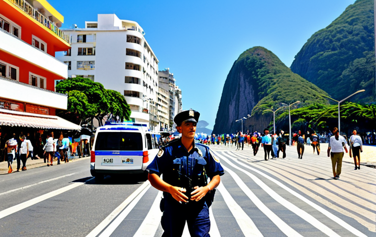 브라질 지역별 치안 비교 - Urban Safety in Rio de Janeiro**
"A bustling street scene in Copacabana, Rio de Janeiro during the ...